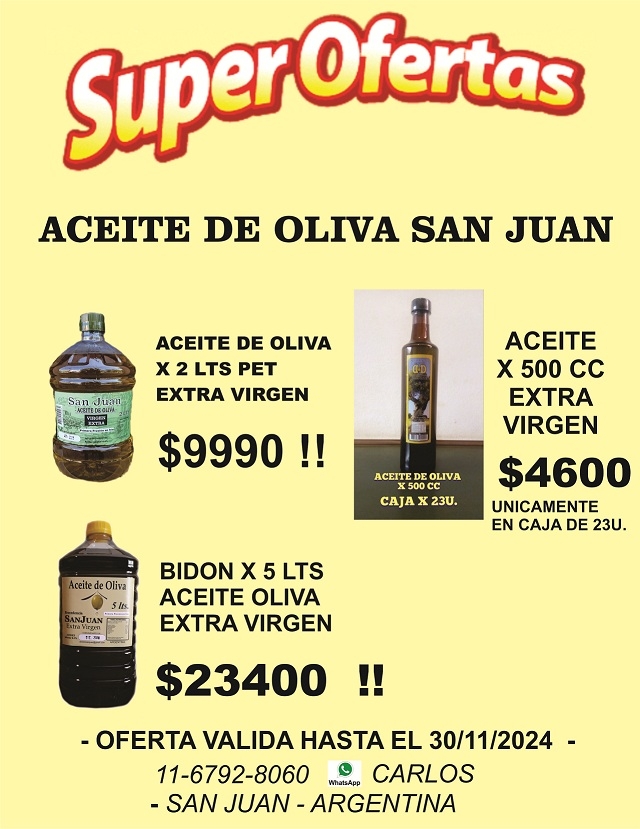 _super ofertas olivas noviembre 2024